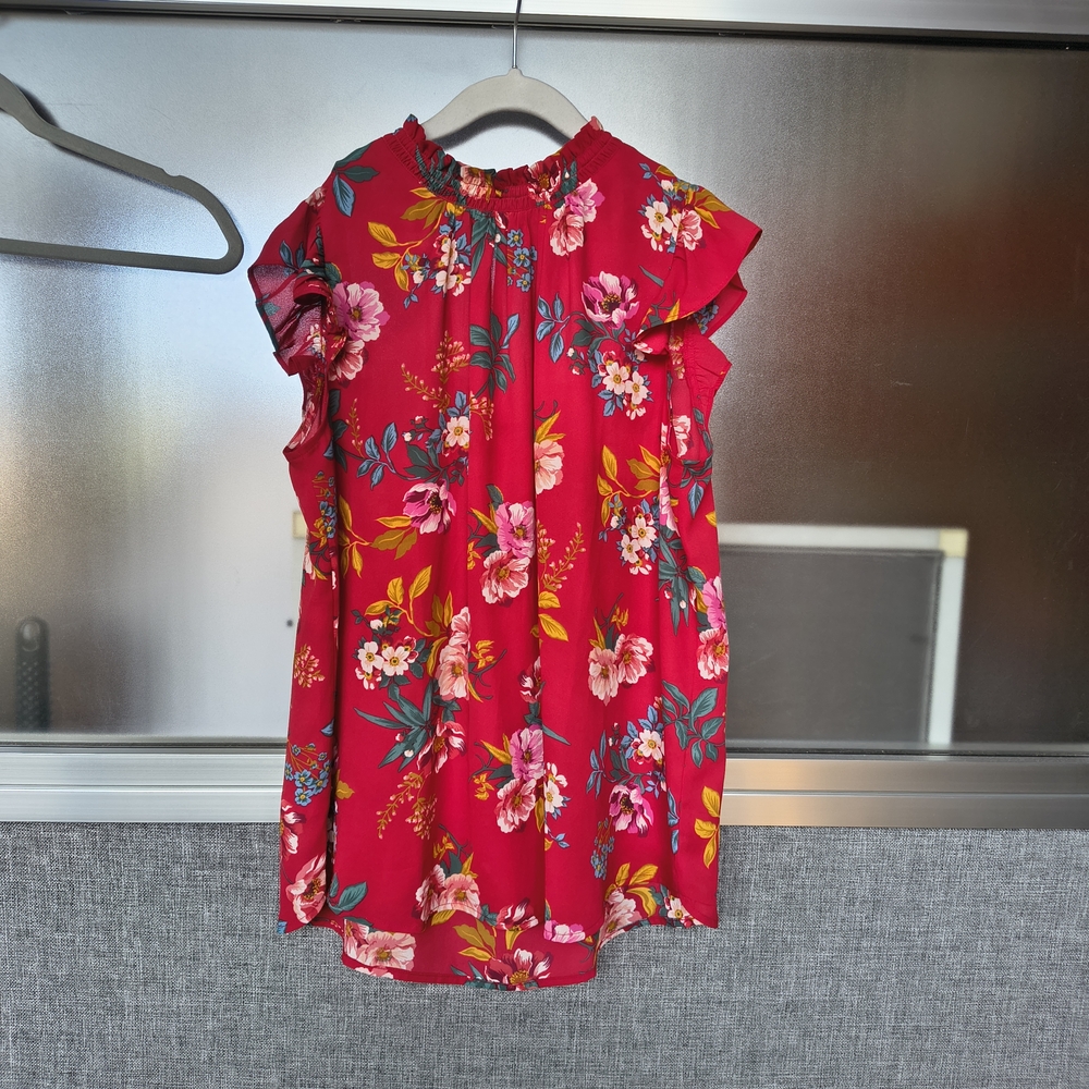 LOFT Multicolor Floral Blouse